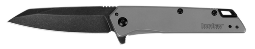 Kershaw Misdirect Folding Knife, 2.9" Blade, Gray Handle, Includes Pocket Clip