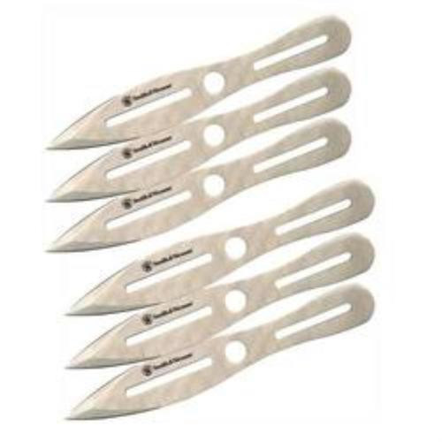 Smith & Wesson Bullseye Throwing Knife Set 8 Dagger Point Stainless Steel