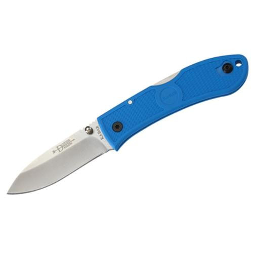 Ka-Bar Dozier Folding Hunter, Blue Handle