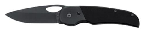 Ka-Bar Tegu Folder 2.88" Black 420 Stainless Drop Point Blade Black G10