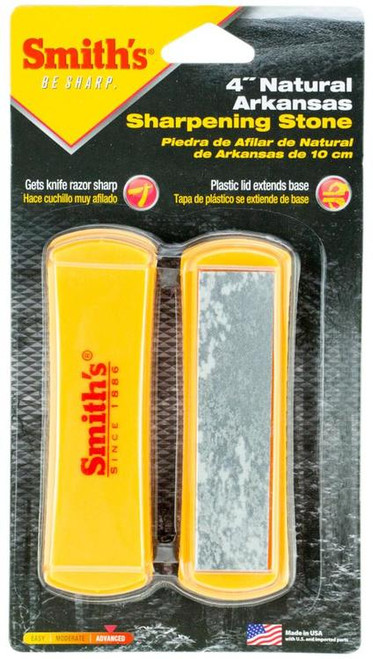 Smiths Products Natural Arkansas Sharpening Stone Ceramic Stone 4"