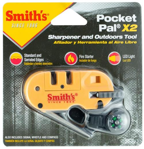 Smiths Products Pocket Pal Sharpener and Outdoor Tool Tungsten Carbide an