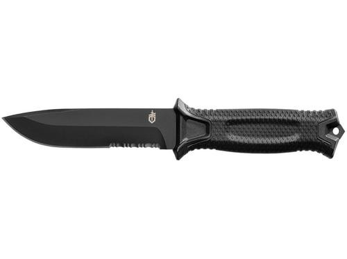 Gerber Strongarm Fixed Blade Knife, Black, Serrated, Fixed Blade Knives