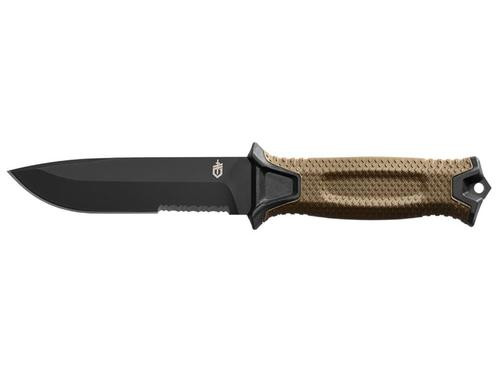 Gerber Strongarm Fixed Blade Knife, Coyote, Serrated, Fixed Blade Knives