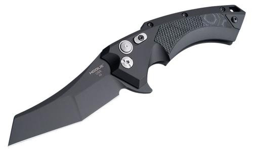 Hogue X5 Folder 4" CPM154 Stainless Steel Black Tanto 6061-T6 Anodized Aluminum Black