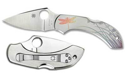 Spyderco Dragonfly Stainless Tattoo Plain Edge