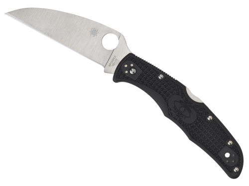 Spyderco Endura 4 Wharncliffe 3.78" VG-10 Stainless Steel Clip Point FRN Lightweight Black Handle Folding