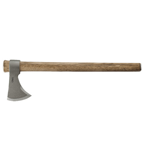CRKT Woods Nobo Tomahawk, 3.47" Lacquered 1055 Carbon Steel Blade, 19.13" Tennessee Hickory Handle