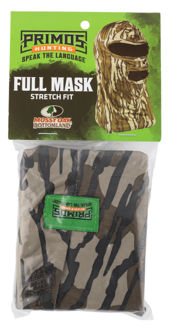 Primos Mossy Oak OG BottomLand Full Face Mask, OSFA