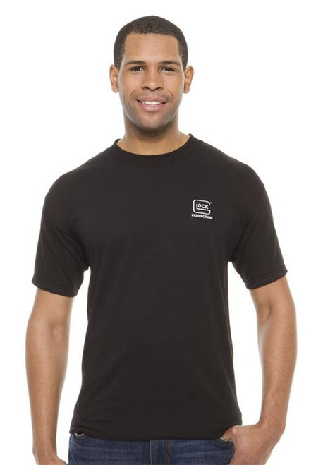 Glock Short Sleeve Perfection T-Shirt Medium Cotton Black