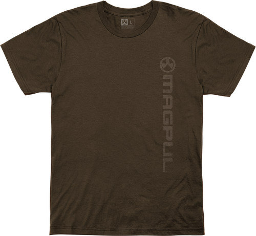 Magpul Fine Cotton Vert Logo Shirt Small Brown