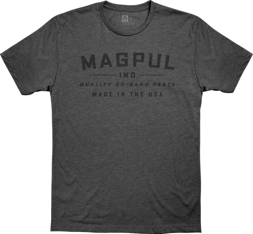 Magpul Go Bang Parts, T-Shirt, Medium, Charcoal Heather