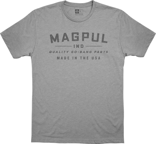 Magpul Go Bang Parts, T-Shirt, Large, Athletic Heather