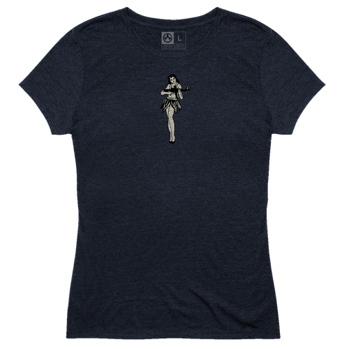 Magpul Hula Girl, Women's T-Shirt, XLarge, Navy