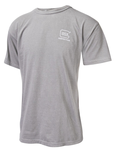Glock Perfection T-Shirt Gray Small Short Sleeve