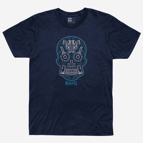 Magpul Sugar Skull Shirt Sm Nvht