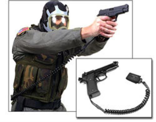 BlackHawk Tactical Pistol Lanyard, Swivel, Black