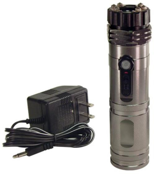 PS Products Zap Light Stun Gun/Flashlight, Lightweight, Contact, Stainless