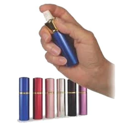 Eliminator Hot Lips Pepper Spray Lipstick Tube.75 oz Sprays 10ft Black