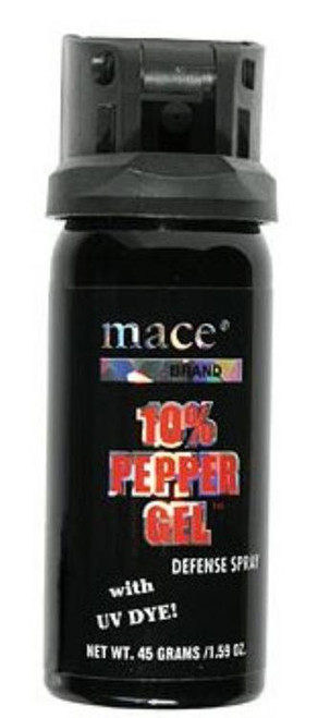 Mace Security International 10% Pepper GEL, Pepper Spray, Black, Aerosol Can