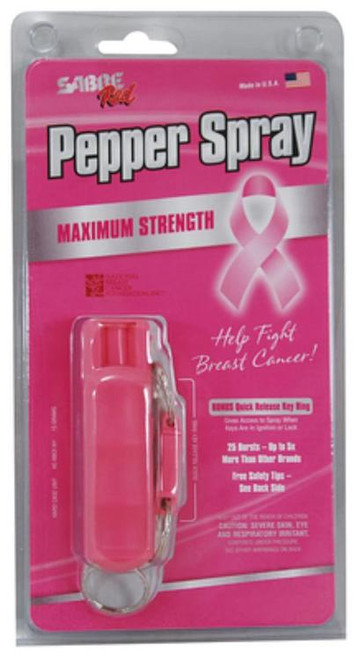 Sabre Sabre Red New York Breast Cancer Awareness .54oz Pink