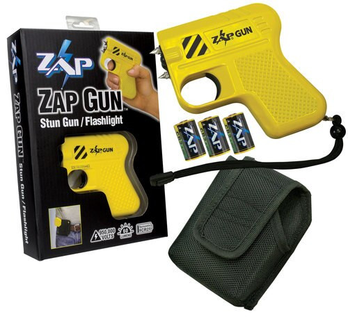 Zap Zap Gun Stun Gun Portable Close Contact Yellow