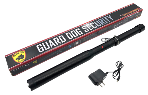 Skyline Guard Dog Titan 7,500,000 Stun Gun with Light Black Aluminum