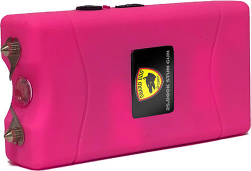 Skyline Guard Dog Disabler 25,000 Stun Gun with Flashlight Pink Rubber