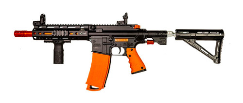 Byrna Mission 4  Kinetic Rifle Bundle, Safety Orange, No Pepper, C02 & Projectiles Included