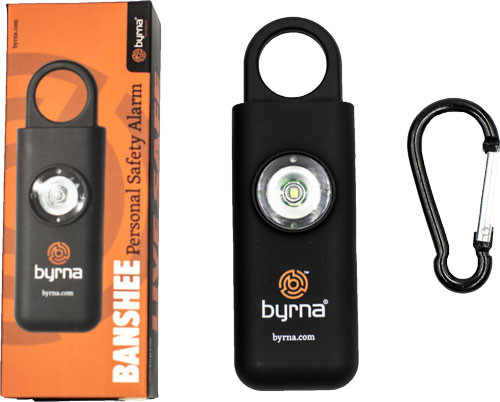 Byrna Banshee Personal Safety Alarm, 130db Alarm, Black