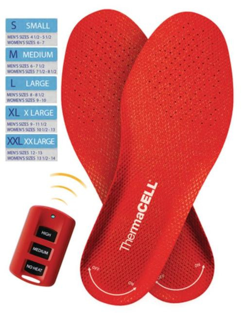 Thermacell Rechargeable Heated Insoles Size Extra-Large
