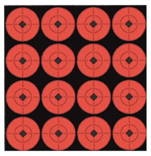 Birchwood Casey Target Spots 1" Red Bullseye Adhesive 36/Page, 10 Page/Pack