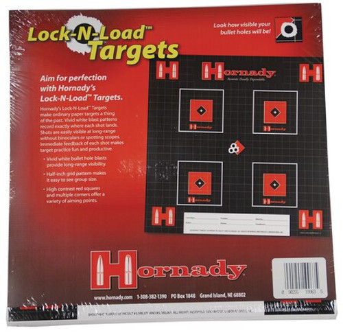 Hornady Lock-N-Load Paper Targets .5" Grid Pattern 100 Per Pack