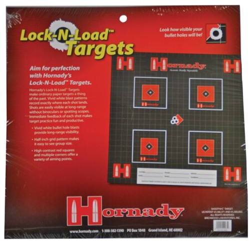 Hornady Lock-N-Load Paper Targets .5" Grid Pattern 10 Per Pack