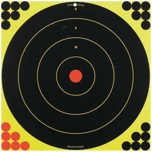 Birchwood Casey Shoot-N-C Targets 17.25" Bullseye, 5 Targets 120 Pasters