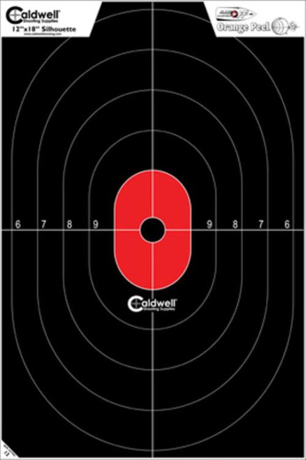 Caldwell 412-803 Flake Off Silhouette Center Mass Target 8 Pack