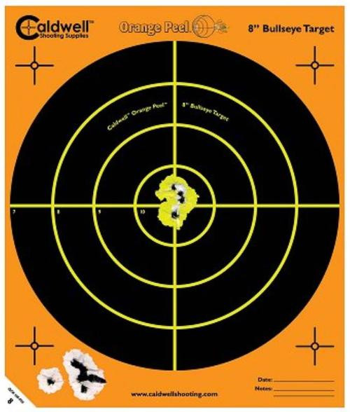 Caldwell 805-645 Orange Peel Targets Bullseye 8" 5 Pack