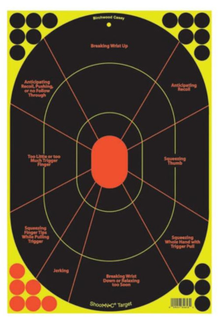 Birchwood Casey Shoot-N-C Handgun Trainer 5 Targets