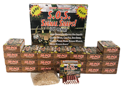 Tannerite S.O.S. Signal Snaps, Impact Enhancement Explosion, 480Pk