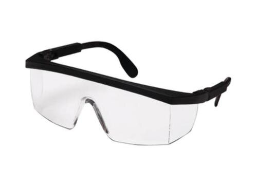 Pyramex Integra Shooting Glasses, Black Frame, Clear Lens