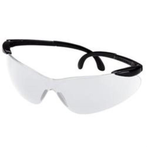 Champion Ballistic Shooting Glasses, Open Frame, Black Matte Frame, Clear Lens