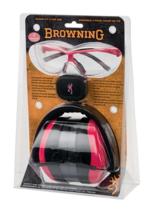 Browning Range Kit II For Her- Muff, Glasses & Ear Plugs