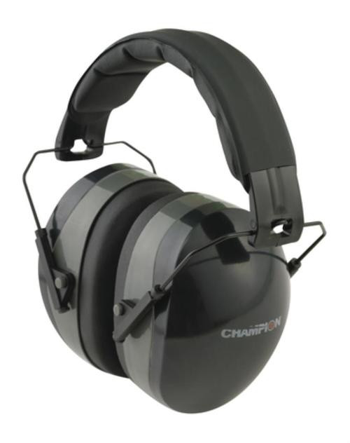 Champion Traps & Targets, Passive Headphone Earmuff, Black