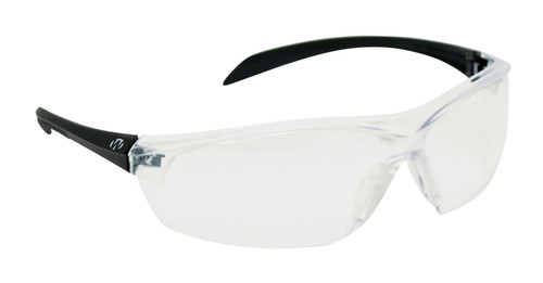 Walker's Safety Glasses VS941, Anti-Fog Polycarbonate Clear Lens, Clear Wraparound Frame