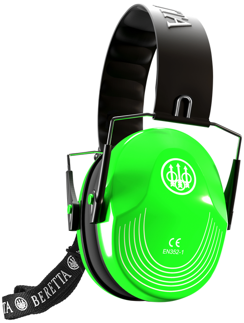 Beretta Safety Pro Muff, 25 dB, Florescent Green/Black