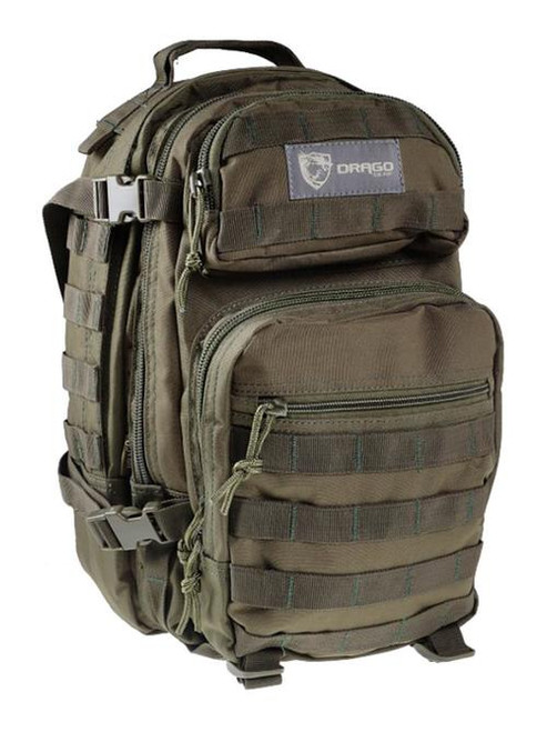 Drago Gear Scout Backpack Tactical 600D Polyester 16"x10"x10 Green