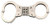 Smith & Wesson 300 Hinged Handcuffs Blue