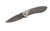 Buck Nobleman Folding Knife with Single Drop Point 2.63" Titanium Coated Blade and Handle
