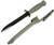 Glock Field Knife Field, Sawback 6.5" Spring Steel HRC55 Phosphate-KF039181