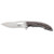 CRKT Fossil Folding Knife, 3.96" Satin 8Cr13MoV Drop Point Blade, Brown G10 and Stainless Handle